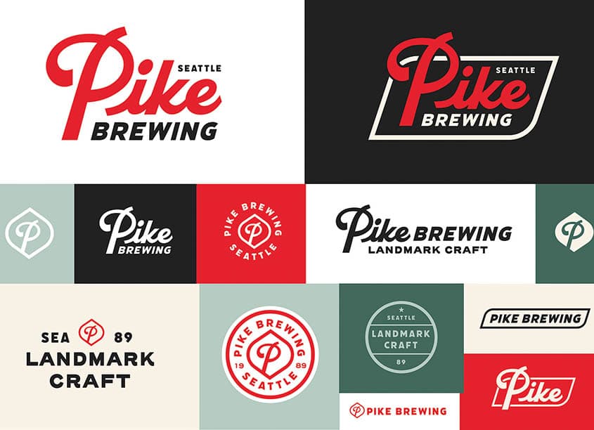 Pike Brewing Logo Design