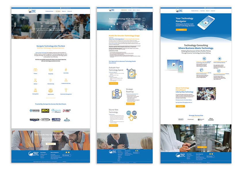 Liberty Ship Technology Website Redesign
