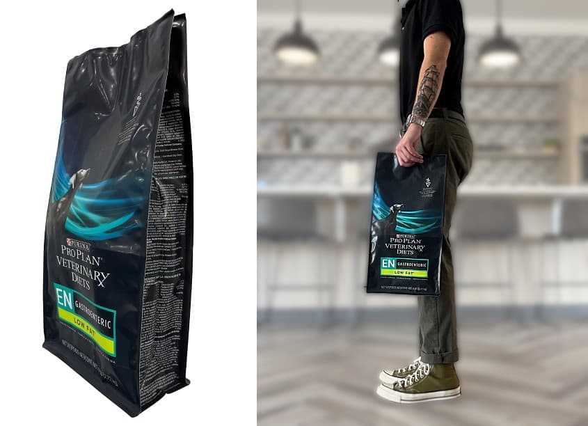 Nestlé® Purina PRO PLAN in QUADFLEX® Recyclable Packaging