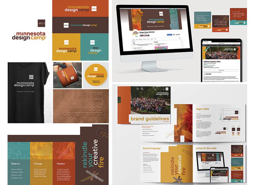 AIGA Minnesota Design Camp Evergreen Branding