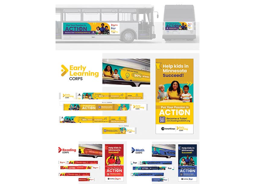 Put Your Passion in Action Bus Graphics