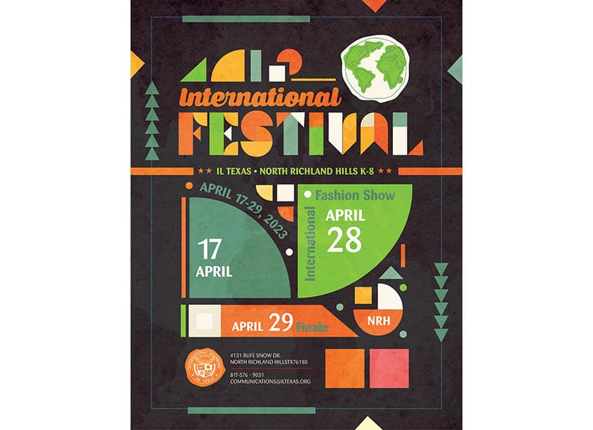 IL Texas2023 International Festival Flyer