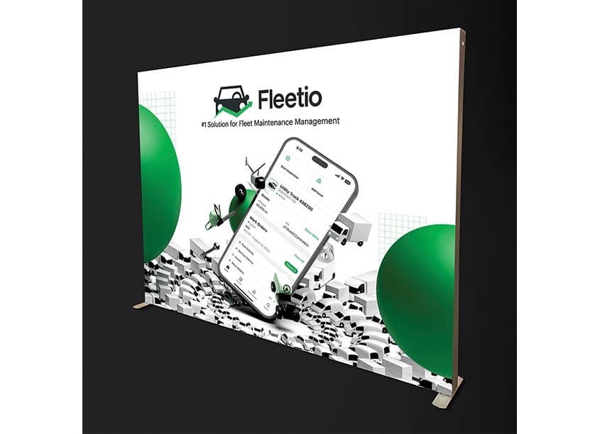 Fleetio Tradeshow Booth Display