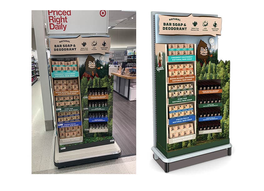 Dr. Squatch Shower POP & Display