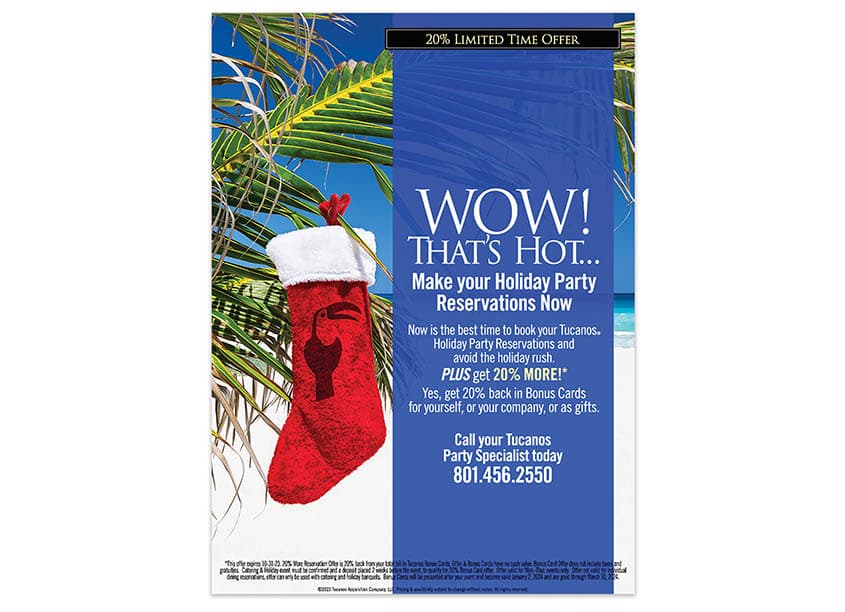 Early Reservations Advertising