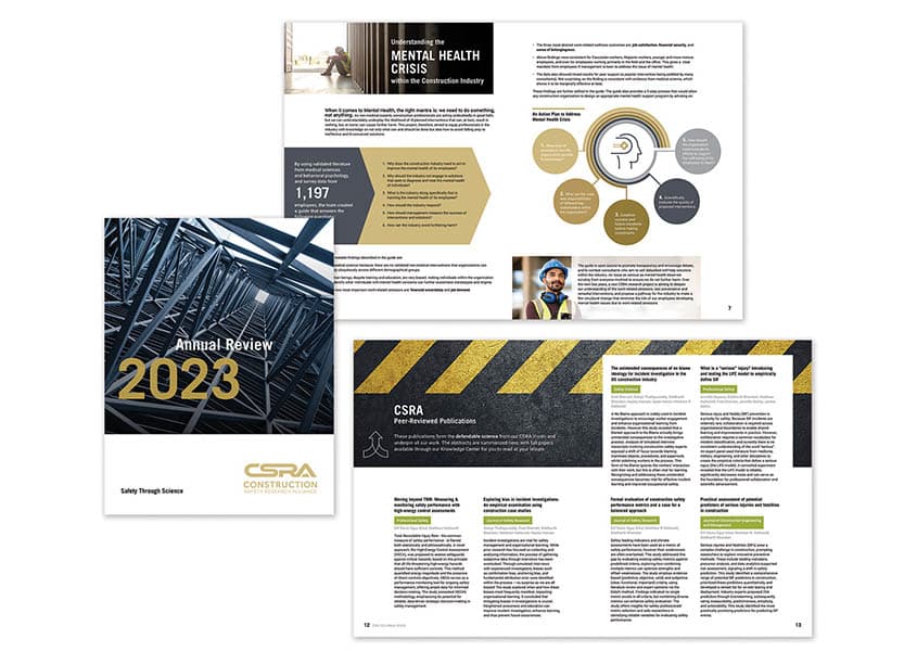 Construction Safety Research Alliance Annual Review 2023