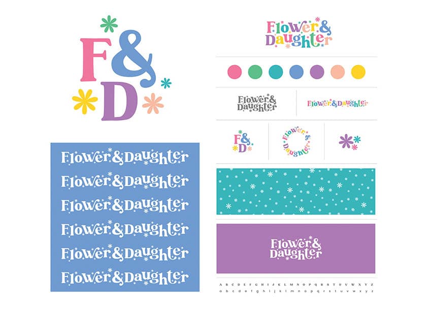 Flower & Daughter Brand Identity Design