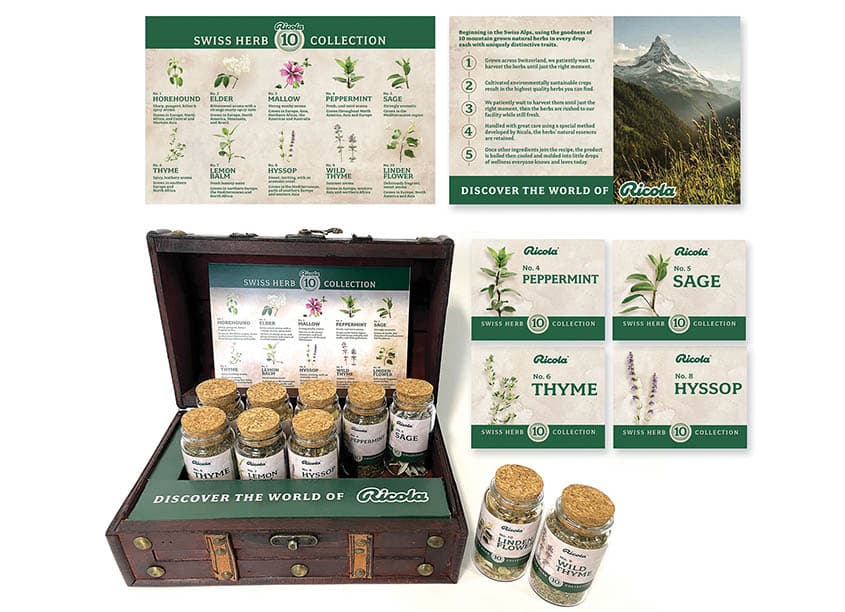 Ricola Swiss Herb Sales Kit