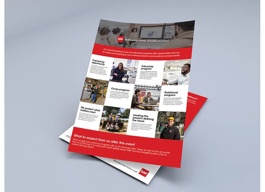 Employee Value Propositions ‒ Recruitment One Pager Student Early Career