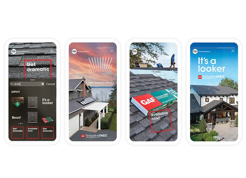 GAF Timberline UHDZ Social Media Ads