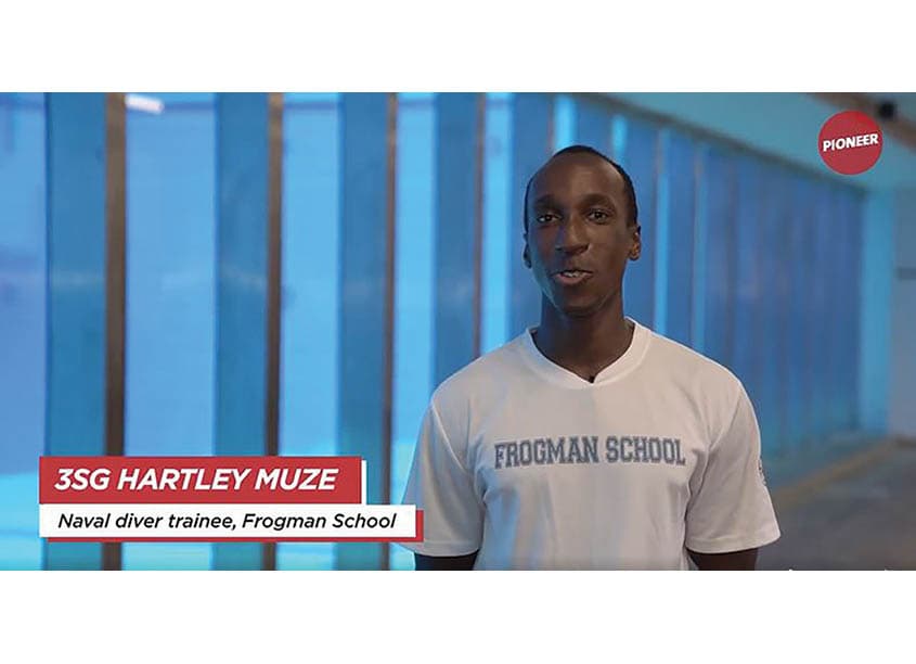 PIONEER: First African-Singaporean Naval Diver Trainee
