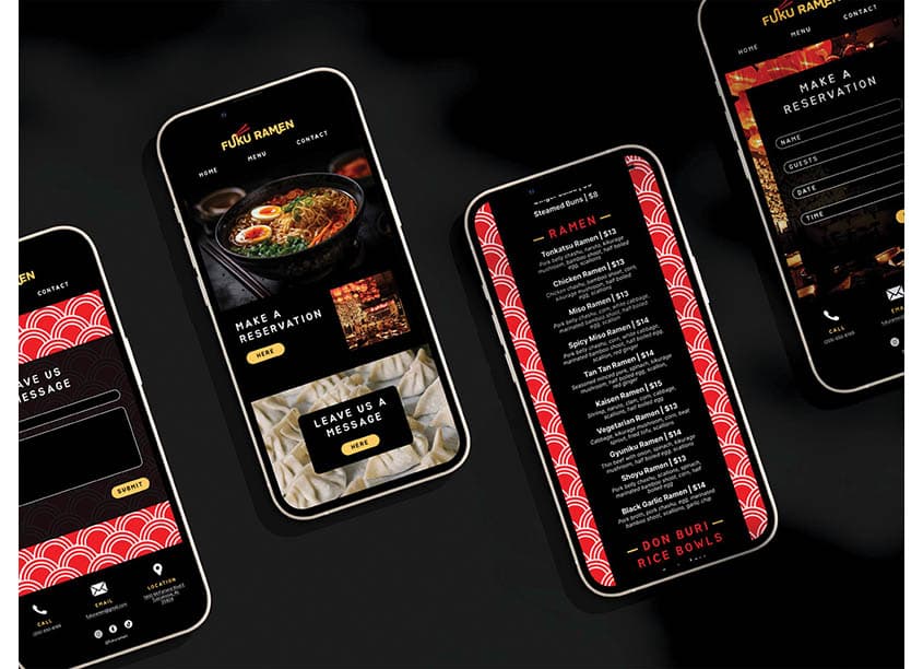 Fuku Ramen Mobile Site