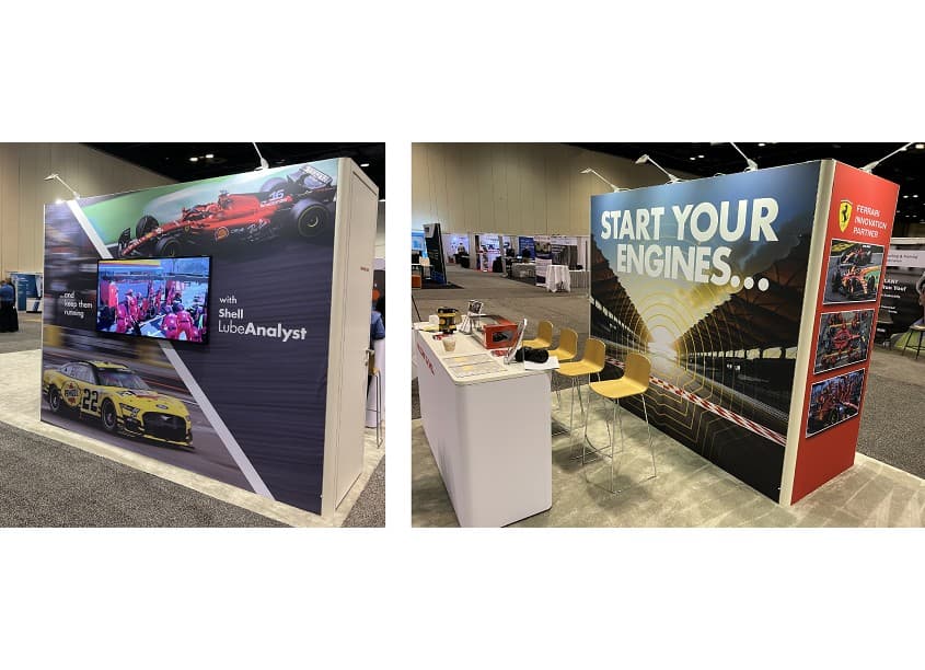 Shell Lubricant Solutions SMRP 2023 Trade Show Booth
