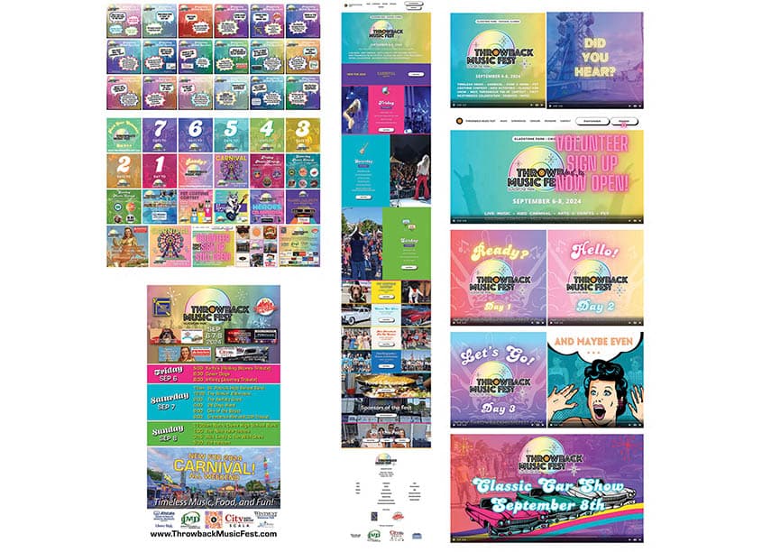 Throwback Music Fest Integrated Event Marketing Campaign