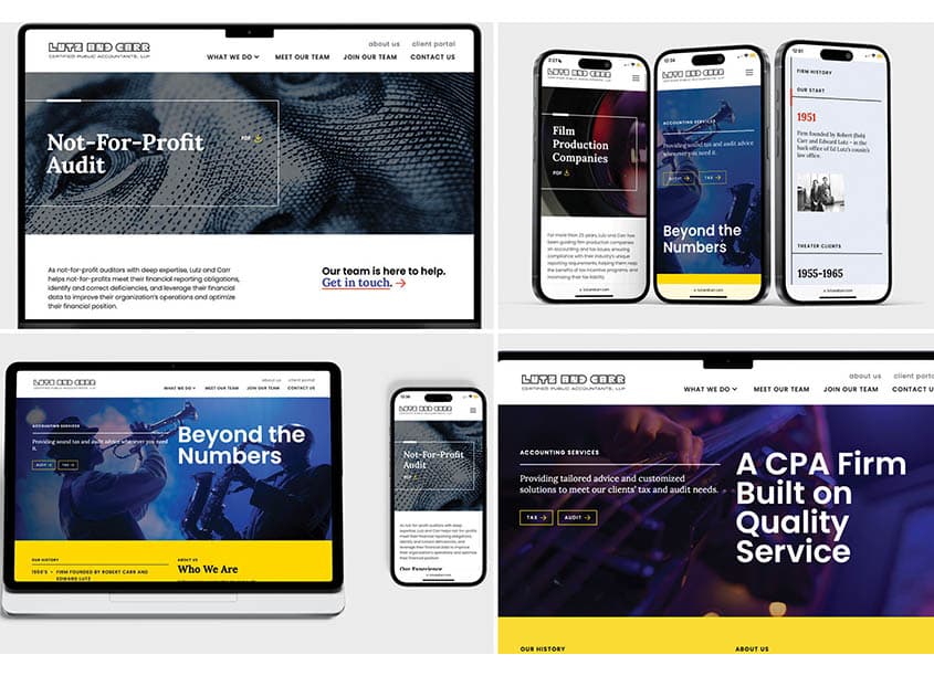 Lutz and Carr Website Design