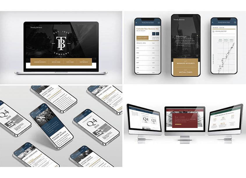 Tweedy, Browne Website Design