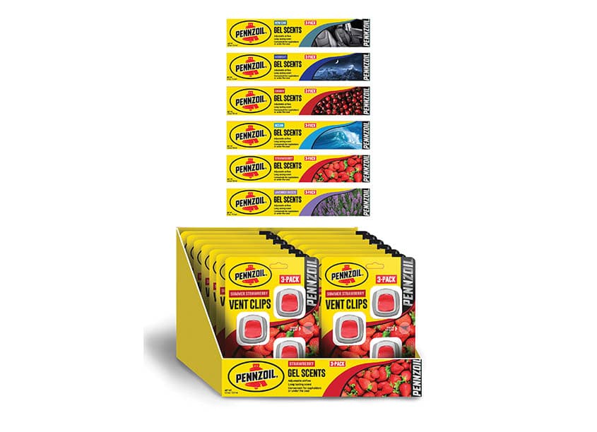 Pennzoil Gel Scents POP Merchandiser