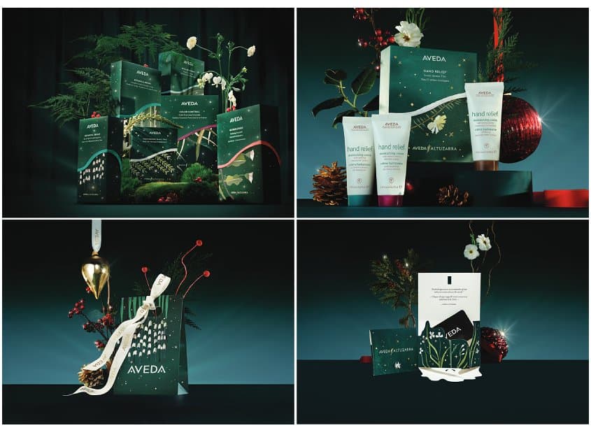 AVEDA x Altuzarra Holiday Packaging