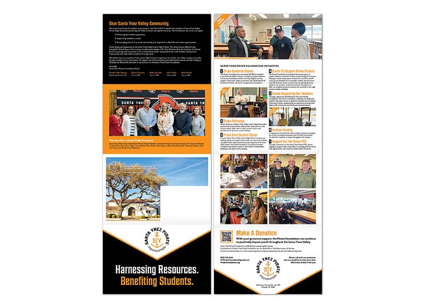 Santa Ynez Pirate Foundation Mailer