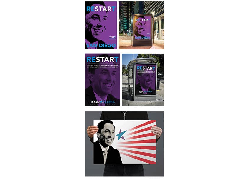 Todd Gloria for San Diego Mayor Poster Series