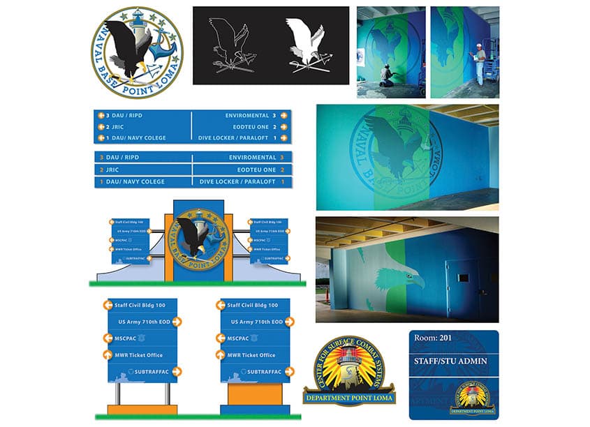 Naval Base Point Loma Logo Design