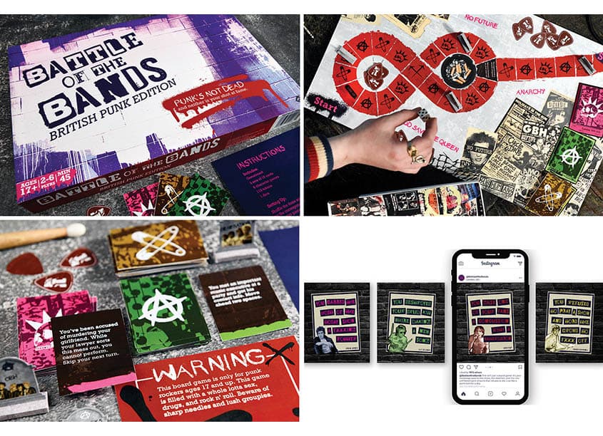 Battle of the Bands Board Game: British Punk Edition