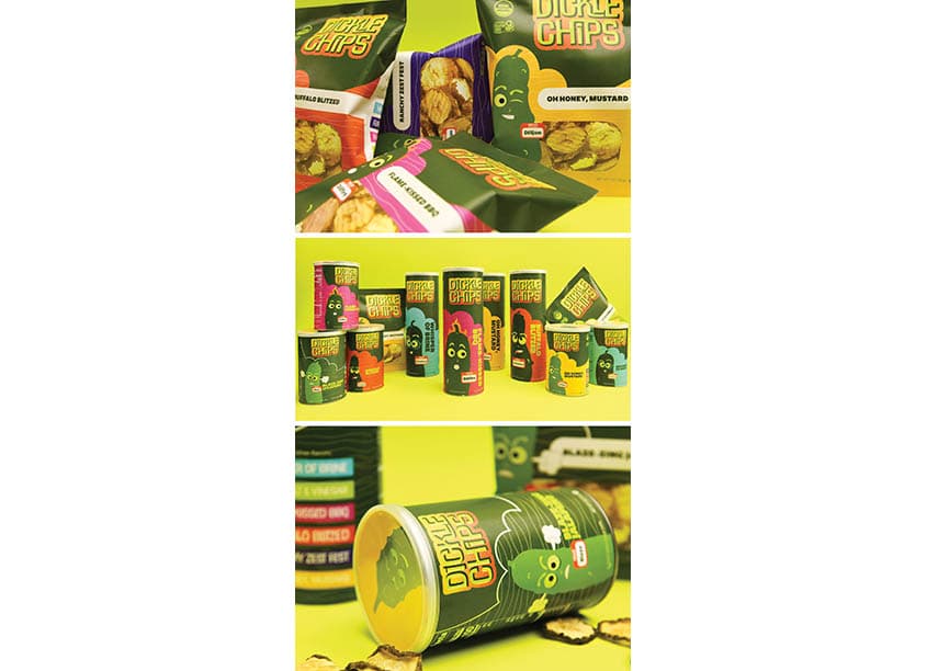 Dickle Chips: Freeze Dried Pickles