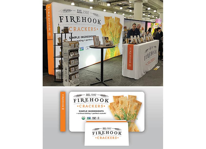 Firehook Crackers Trade Show Graphics