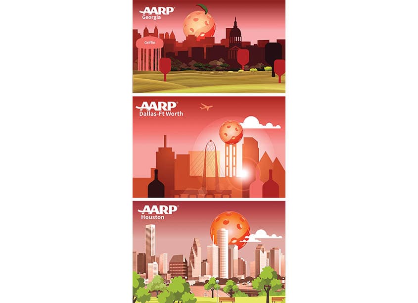 AARP Pickleball Backdrops