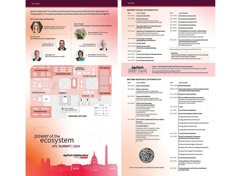 AgeTech Summit 2024 Program Brochure