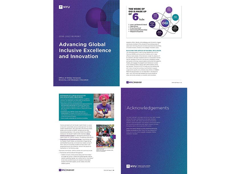 NYU Advancing Global Inclusive Excellence and Innovation