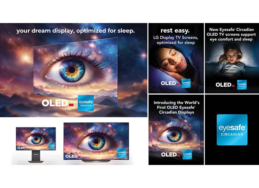 LG Display OLED Eyesafe Circadian