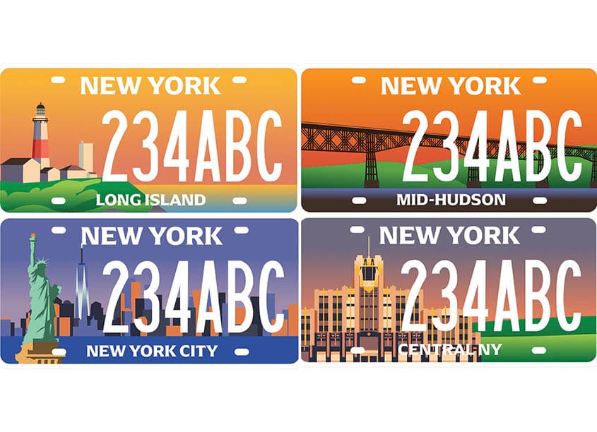 New York License Plate Design Project