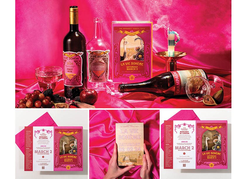 La Vie Boheme Invitation