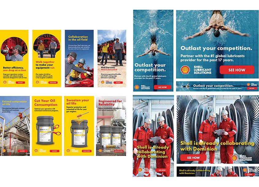 Shell Lubricant Solutions Digital Ads