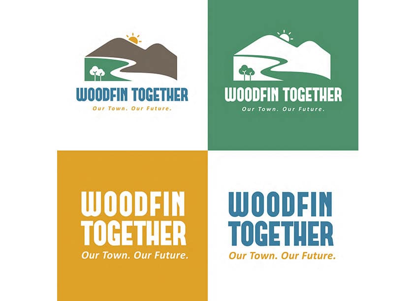 Woodfin Together Logo for Comprehensive Plan