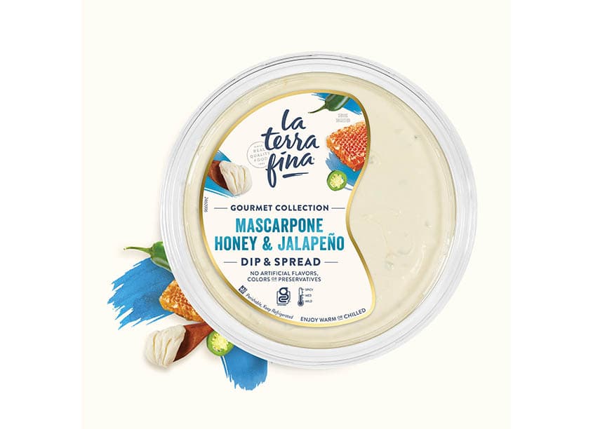 La Terra Fina Mascarpone Honey and Jalapeño Dip Packaging