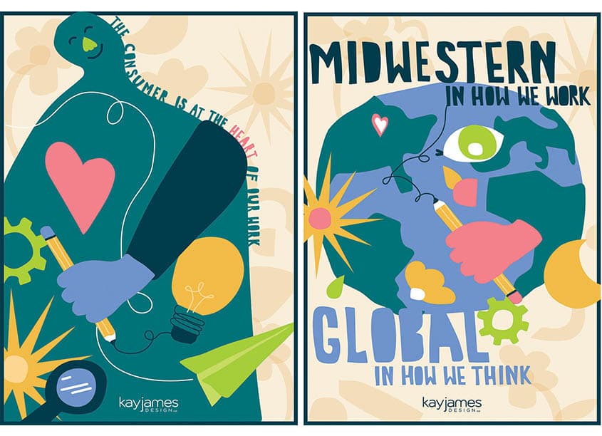 Kay James Design Office Posters