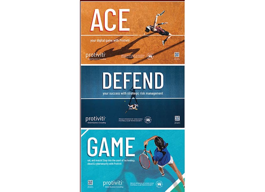 Protiviti HKFC Tennis Society Posters