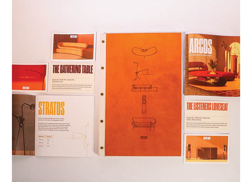 Drew Hart Furniture Branding, Identity and Print Production
