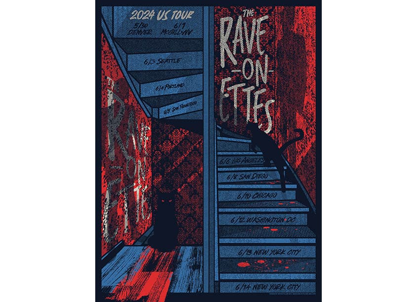 The Raveonettes US Tour Poster