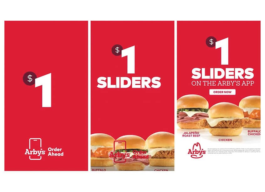 Arby's $1 Sliders Social