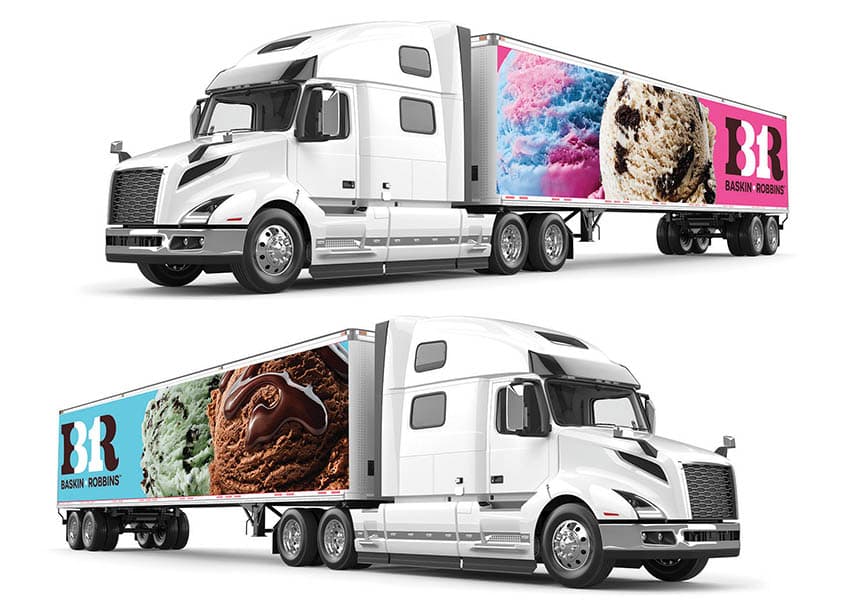 Baskin-Robbins Ice Cream Trailers