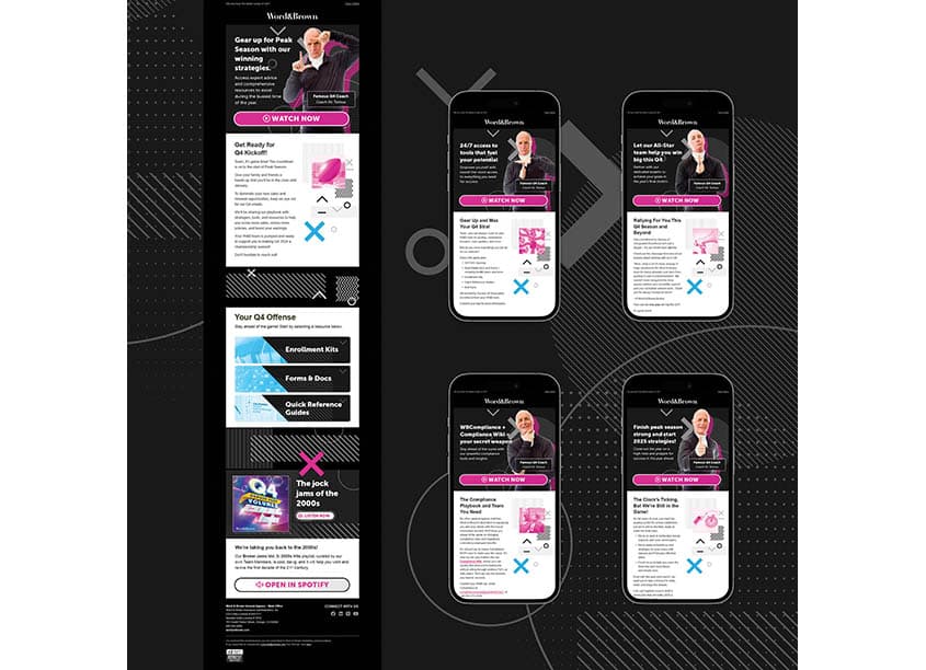 Word and Brown Q4 Email Campaign
