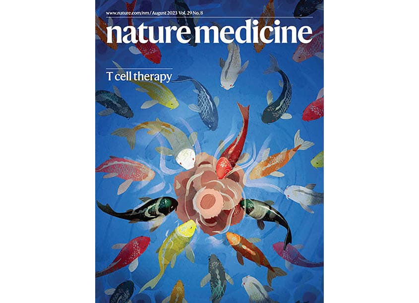 Nature Medicine Cover Illustration, August 2023
