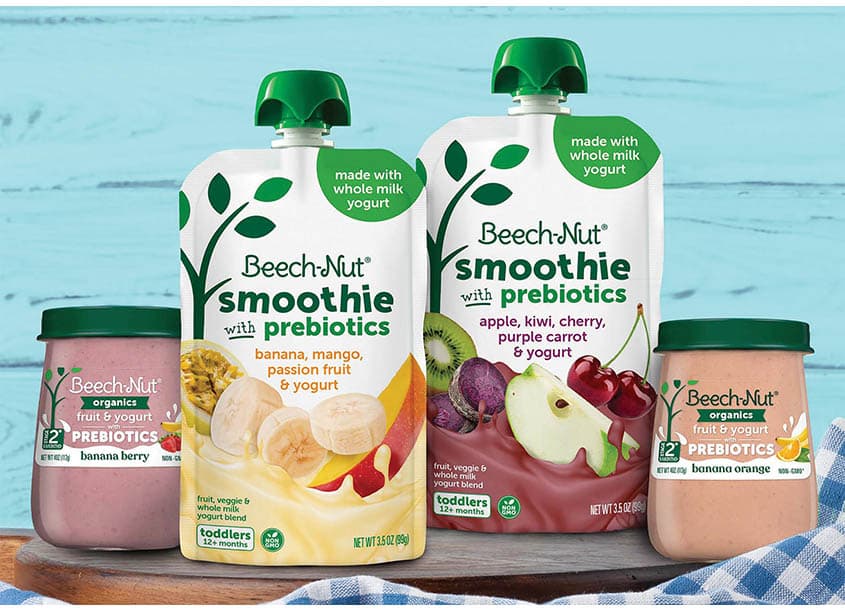 Beech-Nut Smoothie With Probiotics Packaging