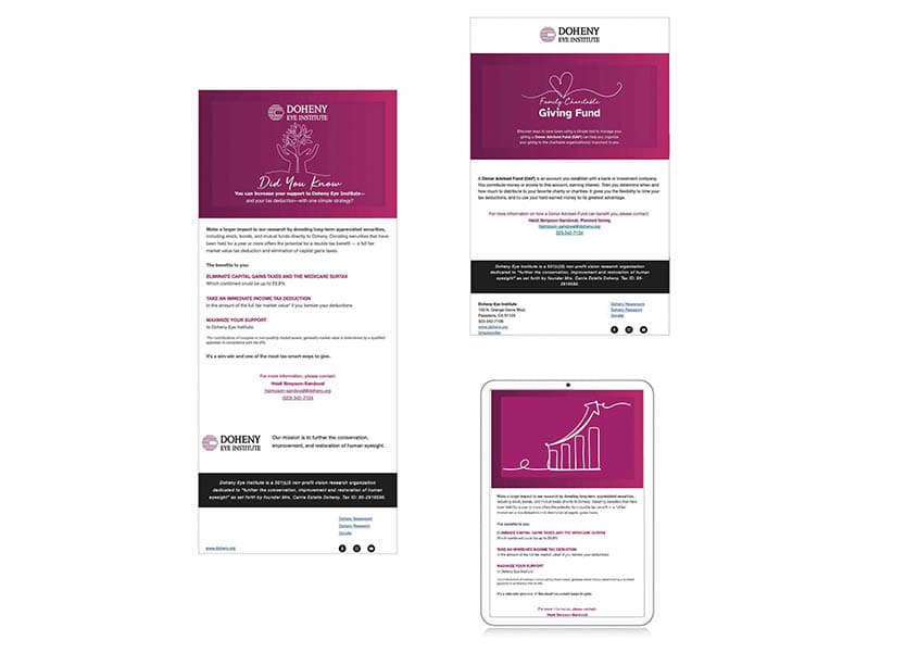 Doheny Eye Institute Email Campaign