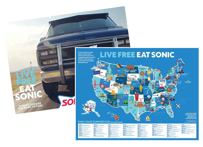 SONIC Live Free Map
