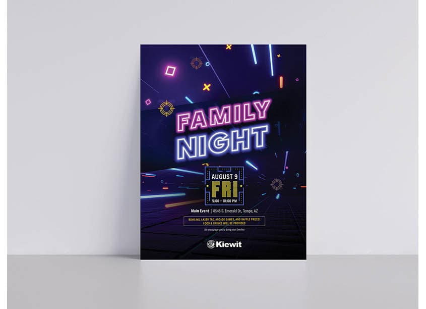 Family Night Event Invitation