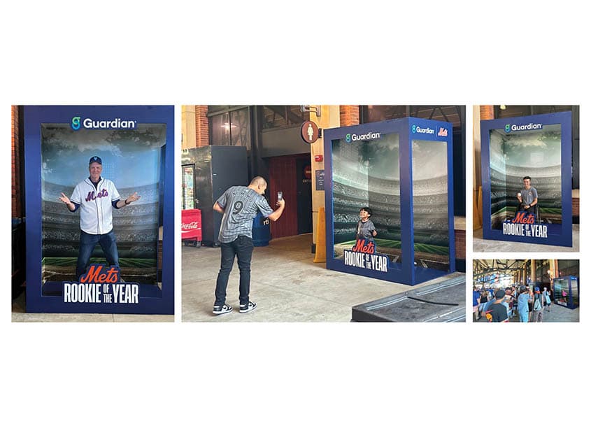 Guardian + Mets Stadium Baseball Card Experience